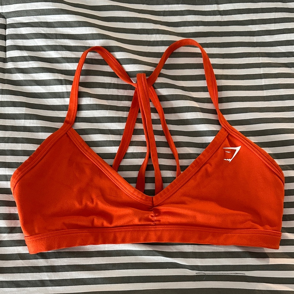 Gymshark Orange sports bra